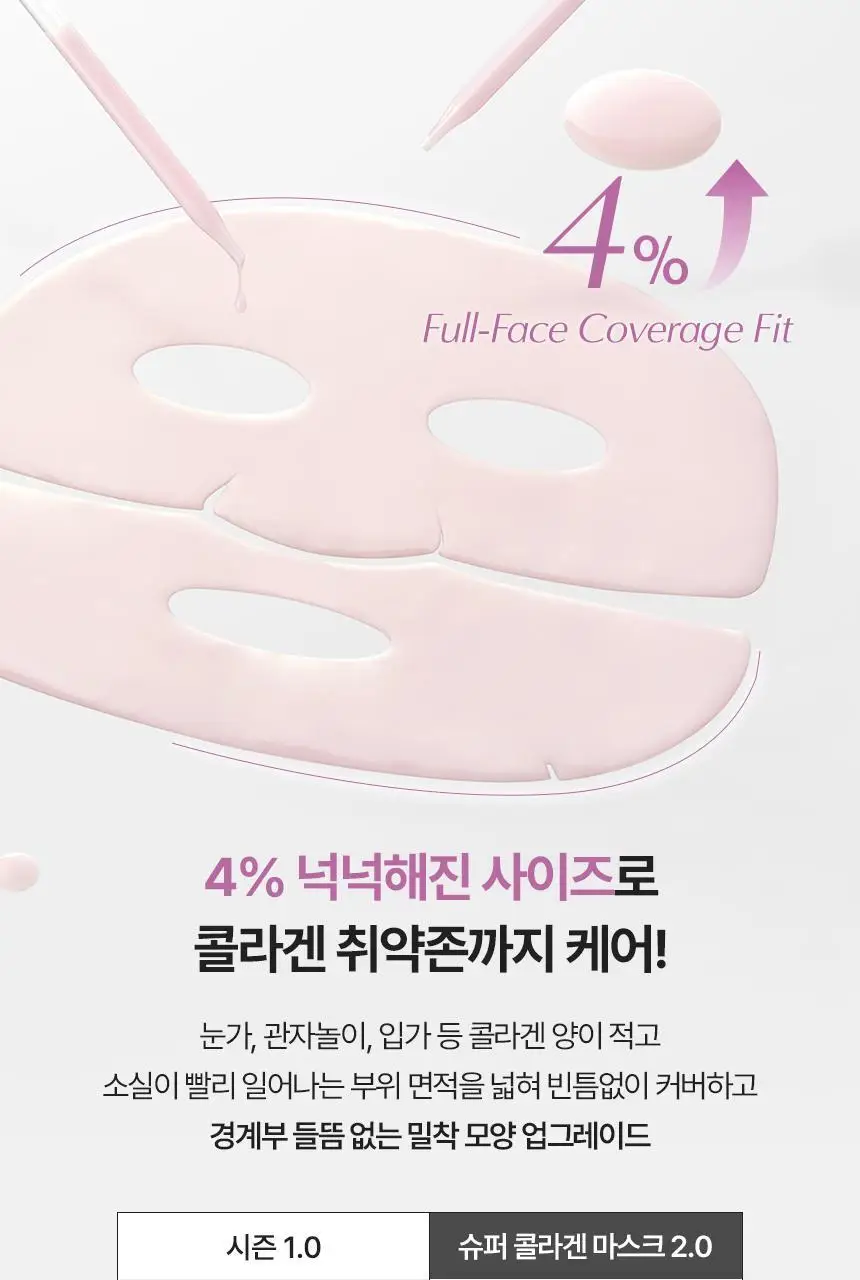 [리뉴얼/쫀광효과UP] 아로셀 슈퍼 콜라겐 마스크 2.0 ECM Active 3+1매 기획 상세페이지 43